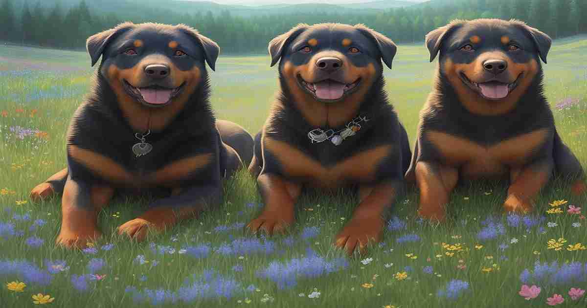 Rottweilers with Blue Eyes