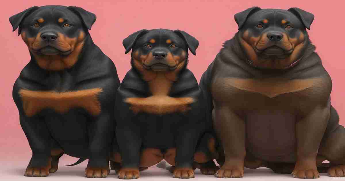 The Average Weight of Rottweilers