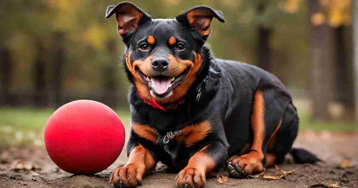 Rottweiler-and-Blue-Heeler-Mix