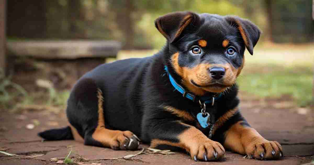 Rottweiler and Blue Heeler Mix