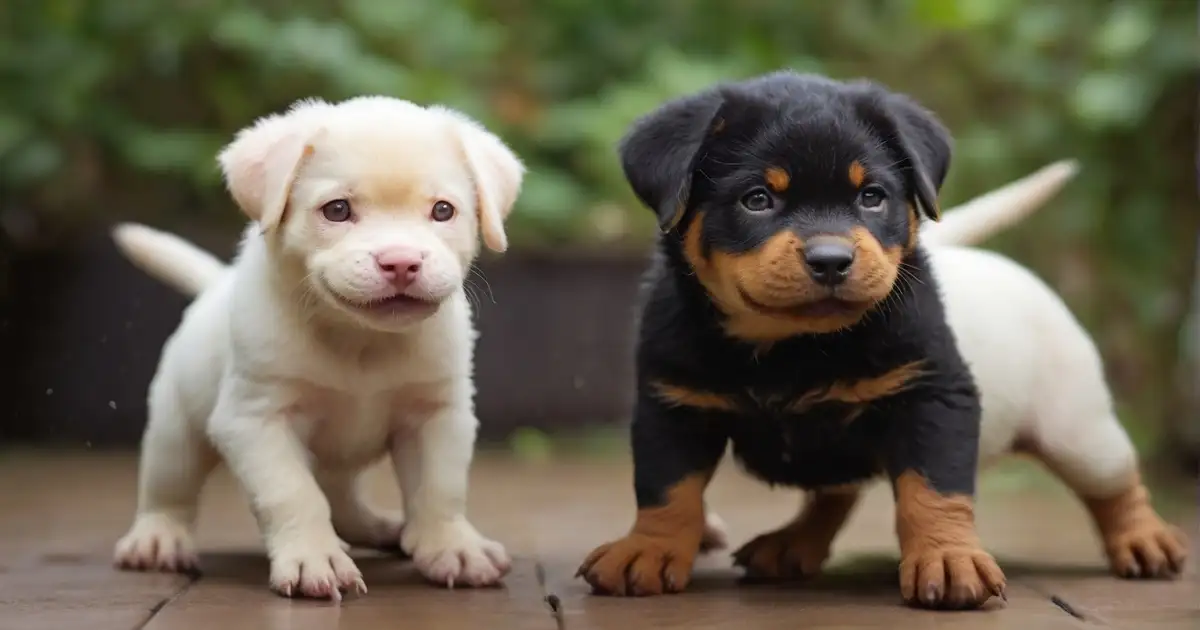 Albino-Rottweilers-with-Blue-Eyes