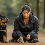 Akita Rottweiler Puppy Training